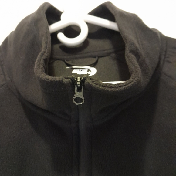 - Mta Sports Plush Micro Fleece Zip Up Mock Neck Jacket with Thumb holes 2X - Picture 2 of 15